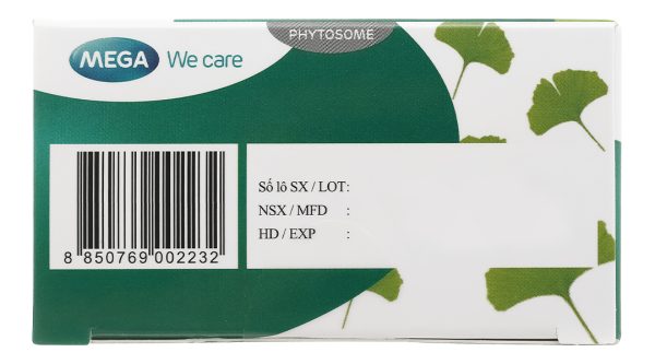 Giloba 40mg tuần hoàn máu não, cải thiện trí nhớ (3 vỉ x 10 viên)