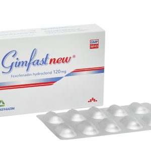 Gimfastnew 120mg trị viêm mũi dị ứng, mày đay (2 vỉ x 10 viên)