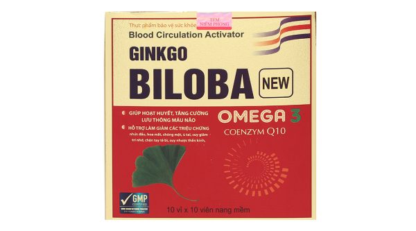 TPP-France Ginkgo Biloba New tăng cường lưu thông máu não hộp 100 viên