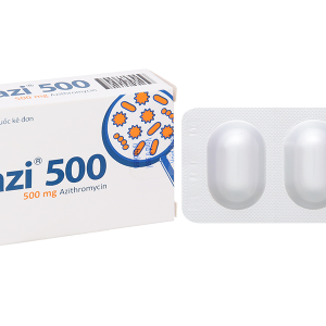 Glazi 500 trị nhiễm khuẩn (2 vỉ x 3 viên)