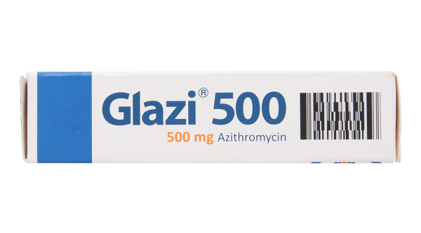 Glazi 500 trị nhiễm khuẩn (2 vỉ x 3 viên)