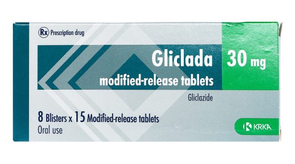 Gliclada 30mg trị đái tháo đường tuýp 2 không phụ thuộc insulin (8 vỉ x 15 viên)
