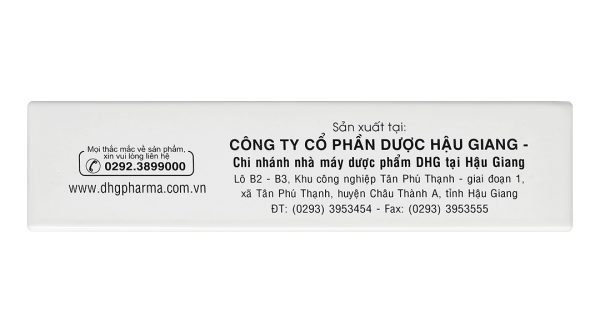 GliritDHG 500mg/2.5mg điều trị đái tháo đường tuýp 2 (3 vỉ x 10 viên)