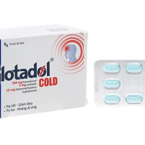 Glotadol Cold làm giảm các triệu chứng do cảm lạnh và cảm cúm (10 vỉ x 10 viên)