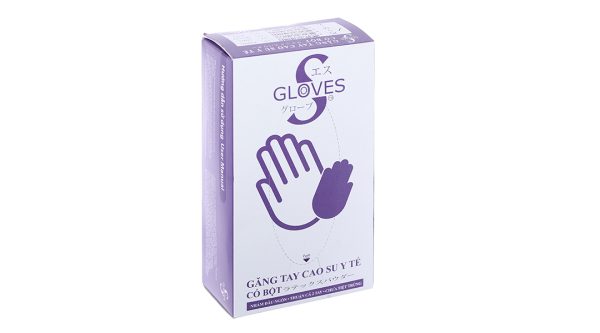 Găng tay y tế có bột Gloves S Latex Powdered Examination size S hộp 50 đôi