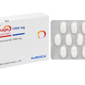 Glucophage 1000mg trị đái tháo đường (2 vỉ x 15 viên)