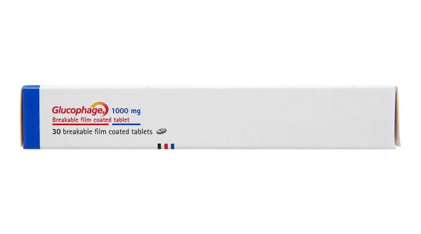 Glucophage 1000mg trị đái tháo đường (2 vỉ x 15 viên)