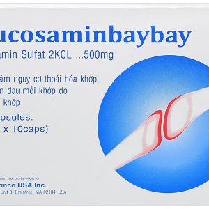 Glucosaminbaybay hỗ trợ giảm nguy cơ thoái hóa khớp hộp 100 viên
