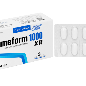 Glumeform 1000 XR trị đái tháo đường (3 vỉ x 10 viên)