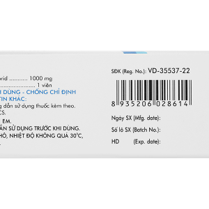 Glumeform 1000 XR trị đái tháo đường (3 vỉ x 10 viên)