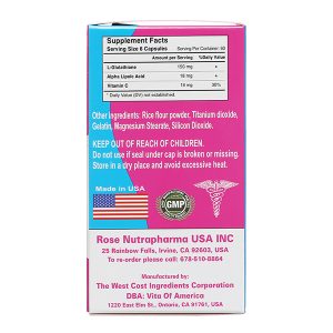 Glutathione White 800 làm trắng da, giảm nám chai 60 viên