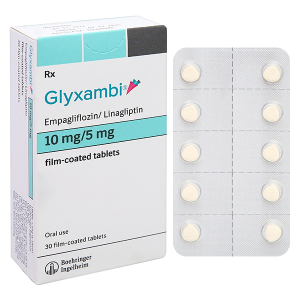 Glyxambi 10mg/5mg trị đái tháo đường tuýp 2 (3 vỉ x 10 viên)