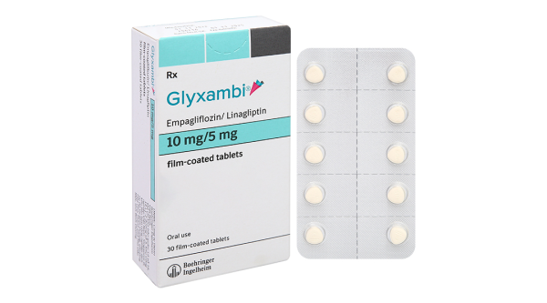 Glyxambi 10mg/5mg trị đái tháo đường tuýp 2 (3 vỉ x 10 viên)