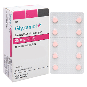 Glyxambi 25mg/5mg trị đái tháo đường tuýp 2 (3 vỉ x 10 viên)