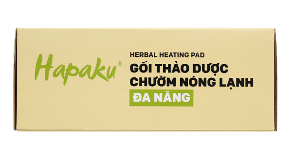 Gối chườm thảo dược nóng lạnh đa năng Hapaku (27cm x 17cm)