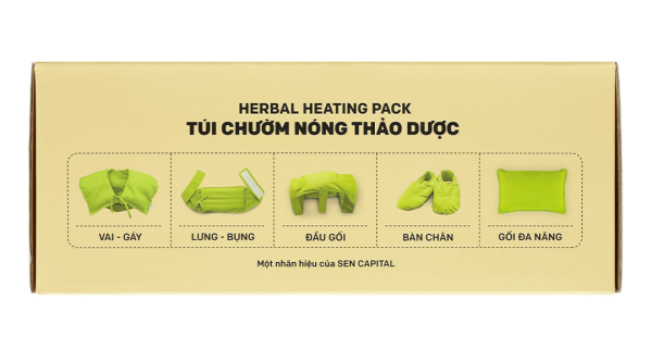 Gối chườm thảo dược nóng lạnh đa năng Hapaku (27cm x 17cm)
