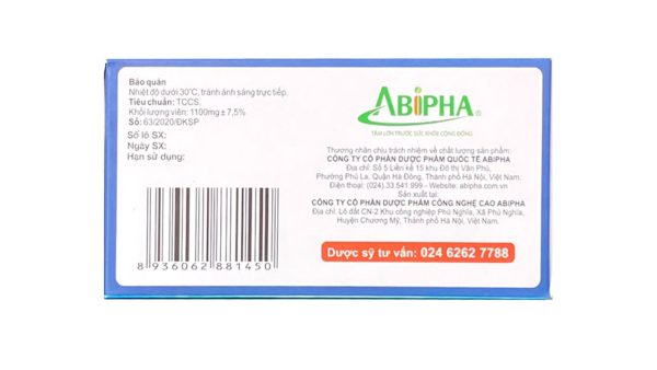 Goldbones 1500 Abipha tăng tiết dịch, giảm thoái hóa khớp hộp 60 viên