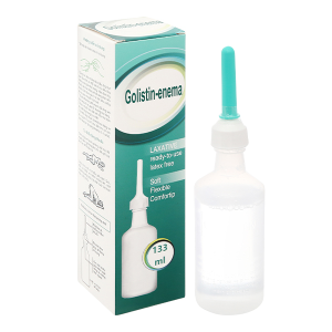 Dung dịch thụt trực tràng Golistin-enema trị táo bón lọ 133ml