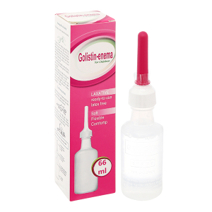 Dung dịch thụt trực tràng Golistin-enema For Children trị táo bón lọ 66ml