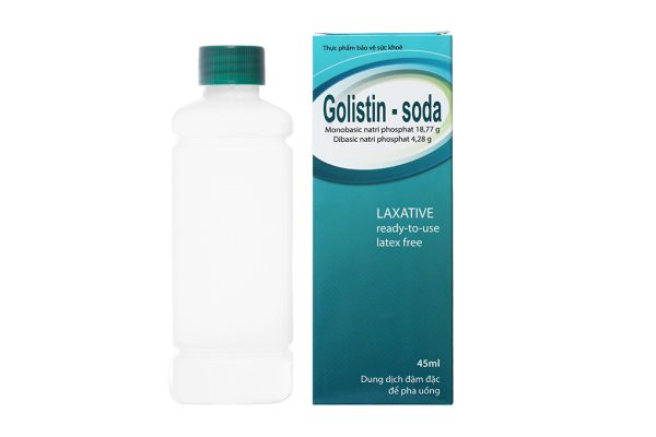 Dung dịch uống Golistin Soda làm sạch ruột trước phẫu thuật chai 45ml