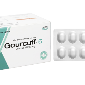 Gourcuff-5 trị triệu chứng phì đại u tuyến tiền liệt lành tính (10 vỉ x 10 viên)
