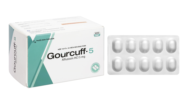 Gourcuff-5 trị triệu chứng phì đại u tuyến tiền liệt lành tính (10 vỉ x 10 viên)