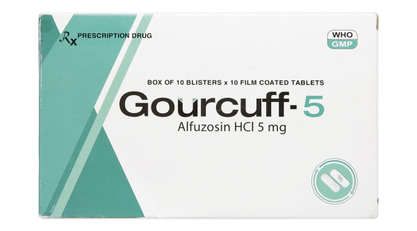 Gourcuff-5 trị triệu chứng phì đại u tuyến tiền liệt lành tính (10 vỉ x 10 viên)