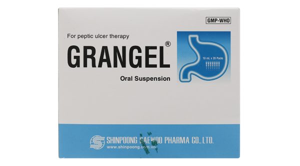 Hỗn dịch uống Grangel trị loét dạ dày, trào ngược dạ dày - thực quản (20 gói x 10ml)