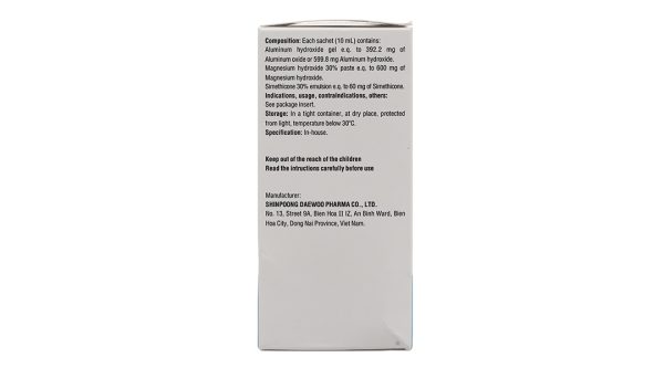 Hỗn dịch uống Grangel trị loét dạ dày, trào ngược dạ dày - thực quản (20 gói x 10ml)