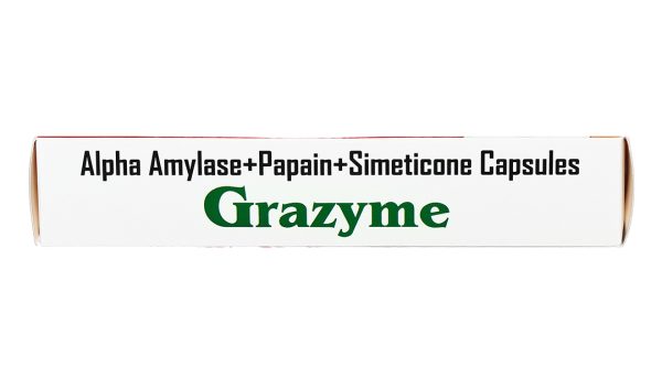 Grazyme trị đầy hơi, khó tiêu (3 vỉ x 10 viên)