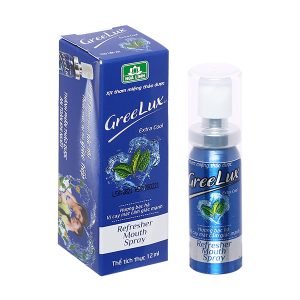 Xịt thơm miệng thảo dược Greelux khử mùi hôi miệng chai 12ml