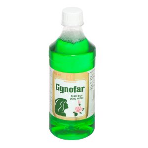 Dung dịch vệ sinh phụ nữ Gynofar giảm ngứa âm hộ, viêm âm đạo chai 500ml