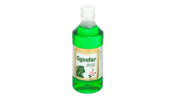 Dung dịch vệ sinh phụ nữ Gynofar giảm ngứa âm hộ, viêm âm đạo chai 500ml