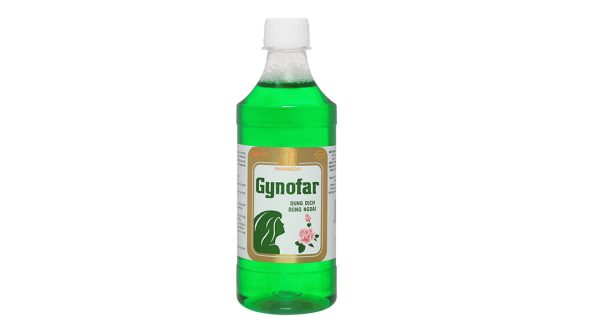 Dung dịch vệ sinh phụ nữ Gynofar giảm ngứa âm hộ, viêm âm đạo chai 500ml