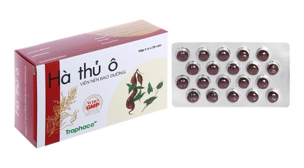 Hà Thủ Ô Traphaco hỗ trợ trị thiếu máu, tóc bạc sớm (5 vỉ x 20 viên)