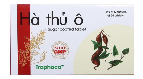 Hà Thủ Ô Traphaco hỗ trợ trị thiếu máu, tóc bạc sớm (5 vỉ x 20 viên)