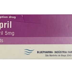 Haepril 5mg điều trị tăng huyết áp, suy tim, nhồi máu cơ tim cấp (4 vỉ x 14 viên)