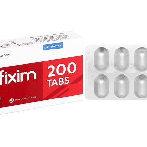 Hafixim 200 Tabs trị nhiễm khuẩn do vi khuẩn nhạy cảm (3 vỉ x 10 viên)