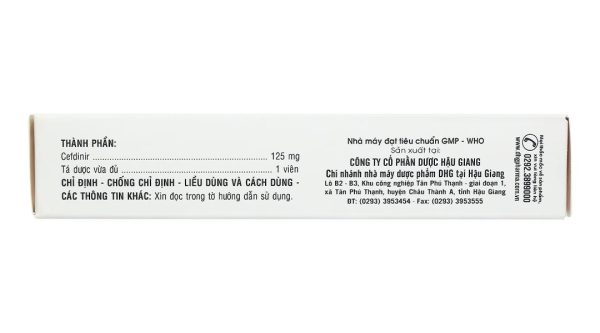 Haginir DT 125 điều trị nhiễm khuẩn từ nhẹ đến vừa (2 vỉ x 10 viên)