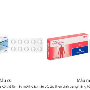 Halcort-6 thuốc kháng viêm, trị viêm khớp dạng thấp (3 vỉ x 10 viên)