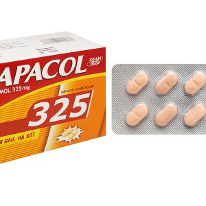 Hapacol 325 giảm đau, hạ sốt (10 vỉ x 10 viên)