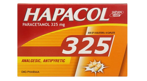 Hapacol 325 giảm đau, hạ sốt (10 vỉ x 10 viên)