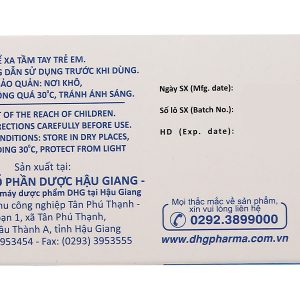 Hapacol Blue 500mg giảm đau, hạ sốt (10 vỉ x 10 viên)