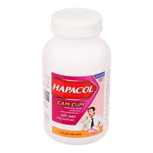 Hapacol Cảm Cúm trị các triệu chứng của cảm cúm chai 200 viên