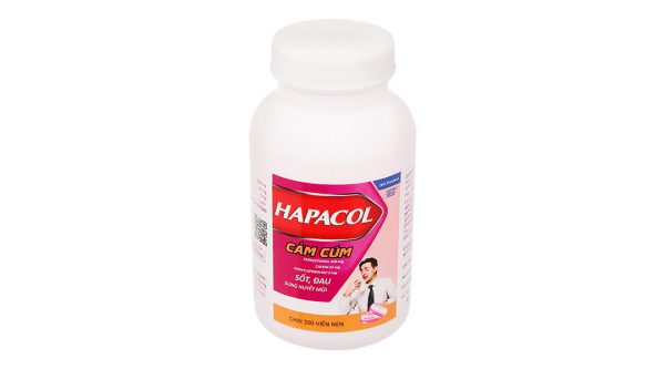 Hapacol Cảm Cúm trị các triệu chứng của cảm cúm chai 200 viên