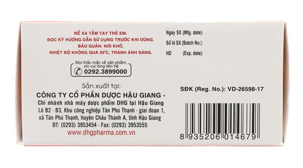 Hapacol Pain giảm đau, hạ sốt từ nhẹ đến trung bình (10 vỉ x 10 viên)