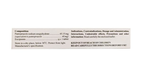 Hasanloc 40mg điều trị loét dạ dày - tá tràng (3 vỉ x 10 viên)