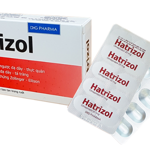 Hatrizol 20mg trị trào ngược dạ dày - thực quản (3 vỉ x 10 viên)