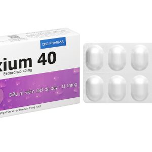 Haxium 40 trị trào ngược dạ dày, thực quản (3 vỉ x 10 viên)