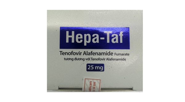 Hepa-Taf 25mg trị viêm gan siêu vi B mạn tính lọ 30 viên